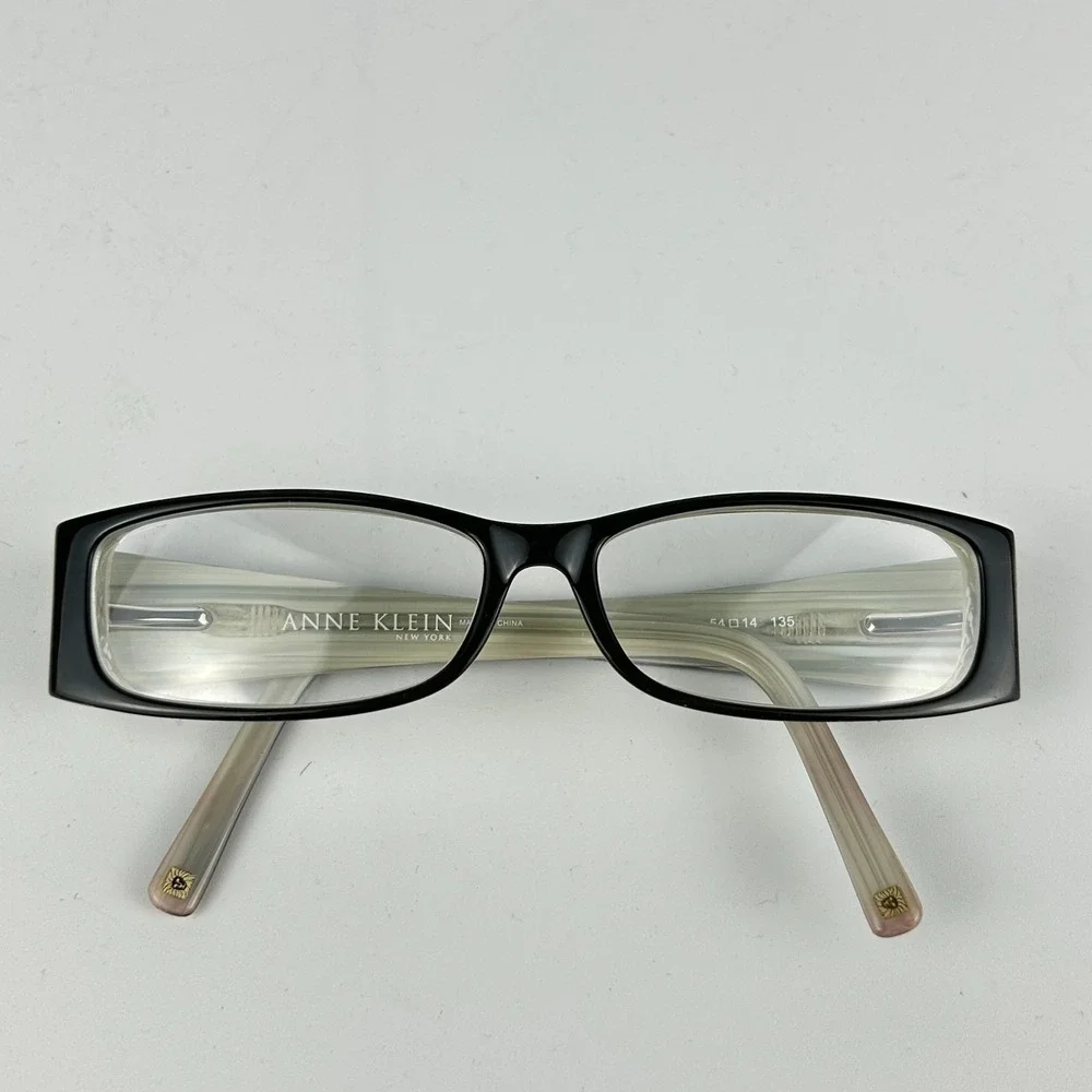 Anne Klein AK8058 159 Women Eyeglasses Frame Black Plastic Full Rim 54-14-135 mm
